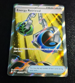 POKEMON ME04: CHAOS RISING "ULTRA RARE" FULL ART ENERGY RETRIEVAL #108/086 L@@K! - Image 1