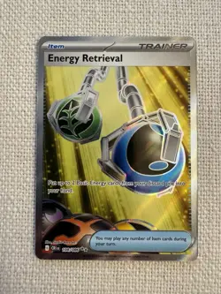 Pokemon Energy Retrieval Ultra Rare ME04: Chaos Rising 108/086 NM - Image 1