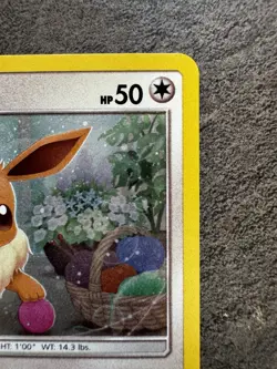Eevee SM184 Sun & Moon Cosmos Holo Black Star Promo Pokemon Card! - Image 4