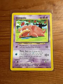 Pokemon Slowpoke 73/111 Neo Genesis Common Card WOTC 2000 LP - Image 1