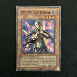 Konami Yu-Gi-Oh! Kycoo the Ghost Destroyer LON-062 Super Rare 1st Edition - Image 1