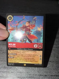 Carte Lorcana Disney TCG Mulan 114/204 Legendaire Chapitre 4 Francais Exc - Image 3