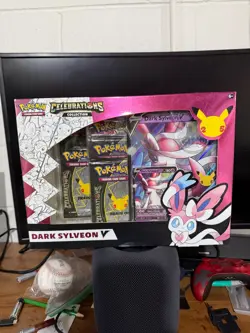 Pokemon Dark Sylveon V Celebrations Collection Box w/ Evolving Skies NEW SEALED 820650851773 - Image 1