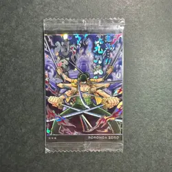 PREORDER Roronoa Zoro No.6-18 HOLO SEALED Japanese One Piece Wafer Card Bandai - Image 1