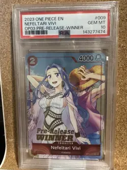 Nefeltari Vivi (OP-03 Pre-Release Tournament) [Winner] ST01-009 One Piece PSA 10 - Image 1