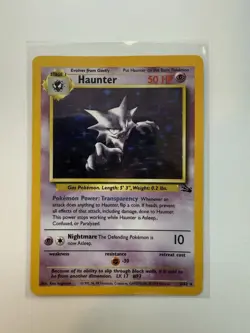 Haunter Holo 6/62 Fossil Set Unlimited Rare Pokemon Card WOTC 1999 LP - Image 1