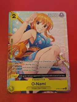 O-Nami (Welcome Pack Vol. 2) OP06-101 R Normal One Piece Promotion Card NM - Image 1