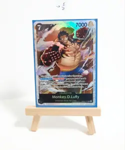 One Piece Card Game Monkey. D. Luffy OP04-090 V.1 Super Rare Near Mint - Image 2