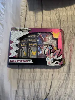 Pokemon TCG Celebrations Collection Box Dark Sylveon V ~ Factory Sealed - Image 1
