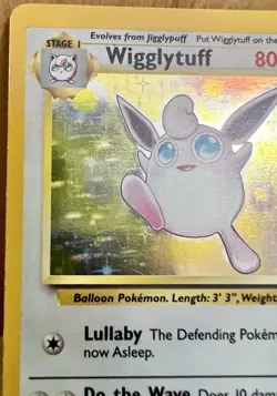 Wigglytuff Pokemon TCG Jungle Set Unlimited 1999 16/64 Holo Rare LP - Image 3