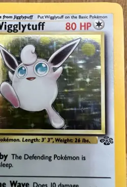 Wigglytuff Pokemon TCG Jungle Set Unlimited 1999 16/64 Holo Rare LP - Image 4