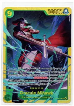 The Azure Sea's Seven #OP14-119 Dracule Mihawk - Image 1