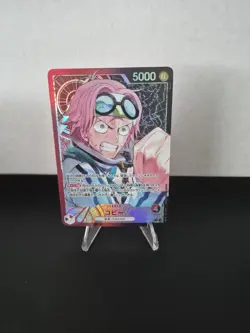 One Piece TCG Koby Alt Art Leader Japanese OP11-001 A Fist of Divine Speed - Image 1