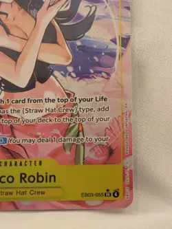 One Piece TCG Nico Robin Eb03-055 Alt Art - Image 4