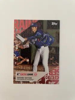 2025 Topps Baseball Training Grounds #TG-10 Shohei Ohtani - Los Angeles Dodgers - Image 1