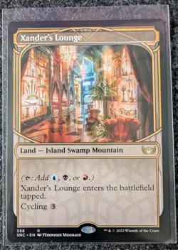 MTG Xander's Lounge Showcase Gilded Foil - Streets of New Capenna #358 Near Mint - Image 2
