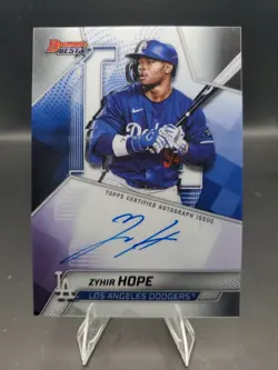 2025 Bowman's Best - Best of 2025 Autographs Zyhir Hope #B25-ZH (AU, RC) - Image 1