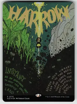 Harrow (Rainbow Foil) 2016 Secret Lair Drop Series Holo MAGIC: THE GATHERING - Image 1