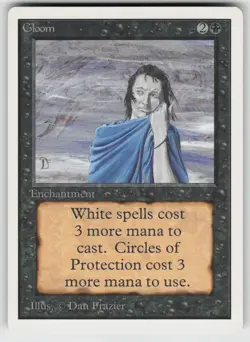Gloom Unlimited Edition Uncommon MAGIC: THE GATHERING - Image 1