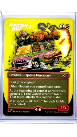 2025 MTG Magic The Gathering DFT Aetherdrift Borderless #342 Howlsquad Heavy - Image 1