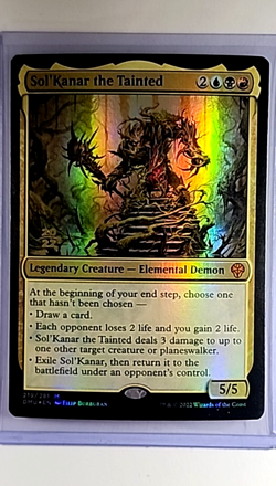 MTG Magic the Gathering DMU Dominaria United Foil Promo Sol'Kanar the Tainted - Image 1