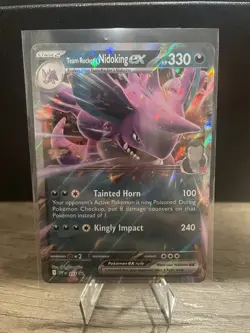 Team Rocket’s Nidoking ex SVP 217 Pokemon Black Star Promo Destined Rivals - Image 1