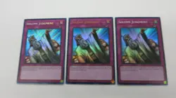 3x ( 1 SECRET 1 ULTRA 1 SUPER ) SOLEMN JUDGMENT RA02-EN075 YUGIOH PACK FRESH - Image 1