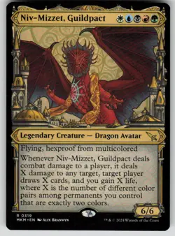 Niv-Mizzet, Guildpact (Showcase) (319) Rare Murders at Karlov Manor 319 MTG NM - Image 1