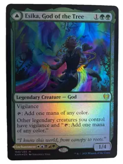 Esika, God of the Tree-The Prismatic Bridge Foil Kaldheim MTG NM 168 - Image 1