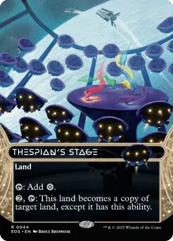 Thespian's Stage (Borderless) - EOE: Stellar Sights - 44 - NM - MTG - Image 1