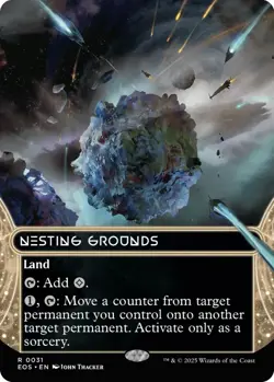 Nesting Grounds (Borderless)- Edge of Eternities: Stellar Sights - 31 - NM - MTG - Image 1