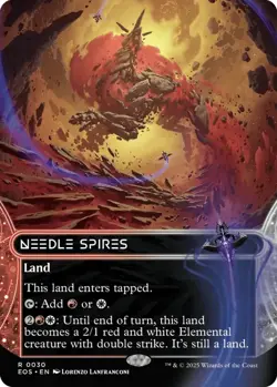 Needle Spires (Borderless) - Edge of Eternities: Stellar Sights - 30 - NM - MTG - Image 1