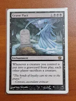 Magic: The Gathering Rare Grave Pact 8th Edition 137/350 - Image 1
