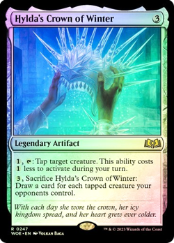 MTG - Hylda's Crown of Winter - Foil - WOE - Magic the Gathering - Image 1