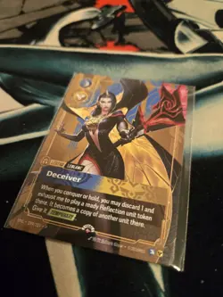 Riftbound Leblanc, Deceiver Plated Metal Card - Image 2