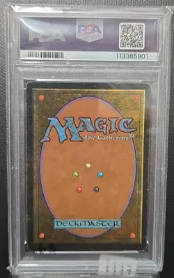 Demonic Tutor Magic The Gathering Revised PSA Graded 6 EX-MT - Image 2
