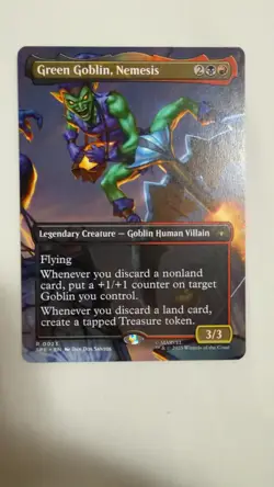 Green Goblin, Nemesis (Borderless) 23 Marvel's Spider-Man: Eternal-Legal MTG - Image 1