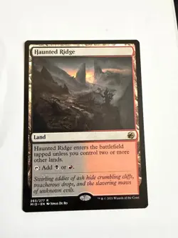 MTG Haunted Ridge Innistrad: Midnight Hunt 263/277 Rare EN - Image 1
