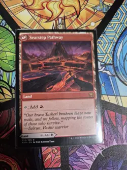 MTG Magic: Kaldheim: Blightstep Pathway / Searstep Pathway #252/285 - Image 2