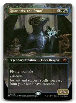 Quandrix, the Proof (Borderless) 286 Secrets of Strixhaven NM/M MTG - Image 1