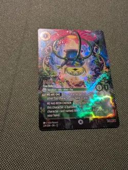 Diseny Lorcana Card English - Alien True Believer Enchanted #229 - Wilds Unknown - Image 5