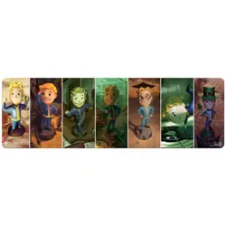 Ultra Pro Playmat: MTG - Fallout S.P.E.C.I.A.L. Bobbleheads 30" x 96" - Image 1