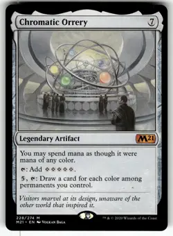 Chromatic Orrery 228 Promo Pack: Core Set 2021 Magic: The Gathering Foil NM - Image 1