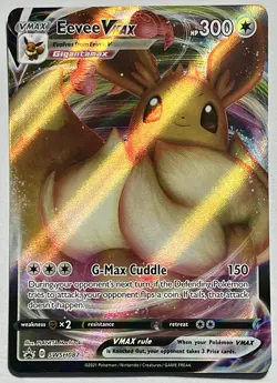 Eevee Vmax SWSH087 (MP) Black Star Promo Sword & Shield: Shining Fates 2021 - Image 1
