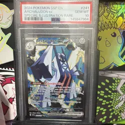 2024 POKEMON SURGING SPARKS SPECIAL ILLUSTRATION RARE #241 ARCHALUDON EX PSA 10 - Image 1