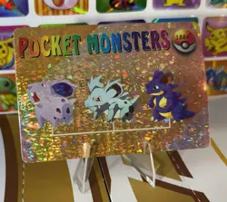 Pokemon Vintage Vending Machine Holo prism Nintendo 1998 Bandai Rare sticker - Image 5
