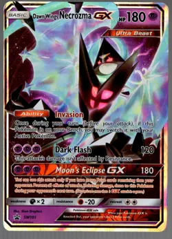 Dawn Wings Necrozma GX - SM101 Holo Promo Sun & Moon Promo Pokemon Holo LP/MP - Image 1
