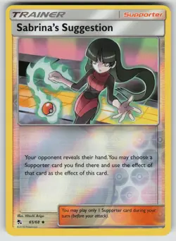 Sabrina's Suggestion Hidden Fates HIF Reverse Holofoil NM - Image 1