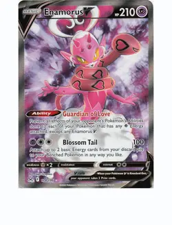 ENAMORUS V 178/196 Ultra Rare LOST ORIGIN Pokemon Holo Near Mint - Image 1