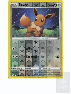 EEVEE 130/185 Common VIVID VOLTAGE Pokemon Near Mint - Image 1